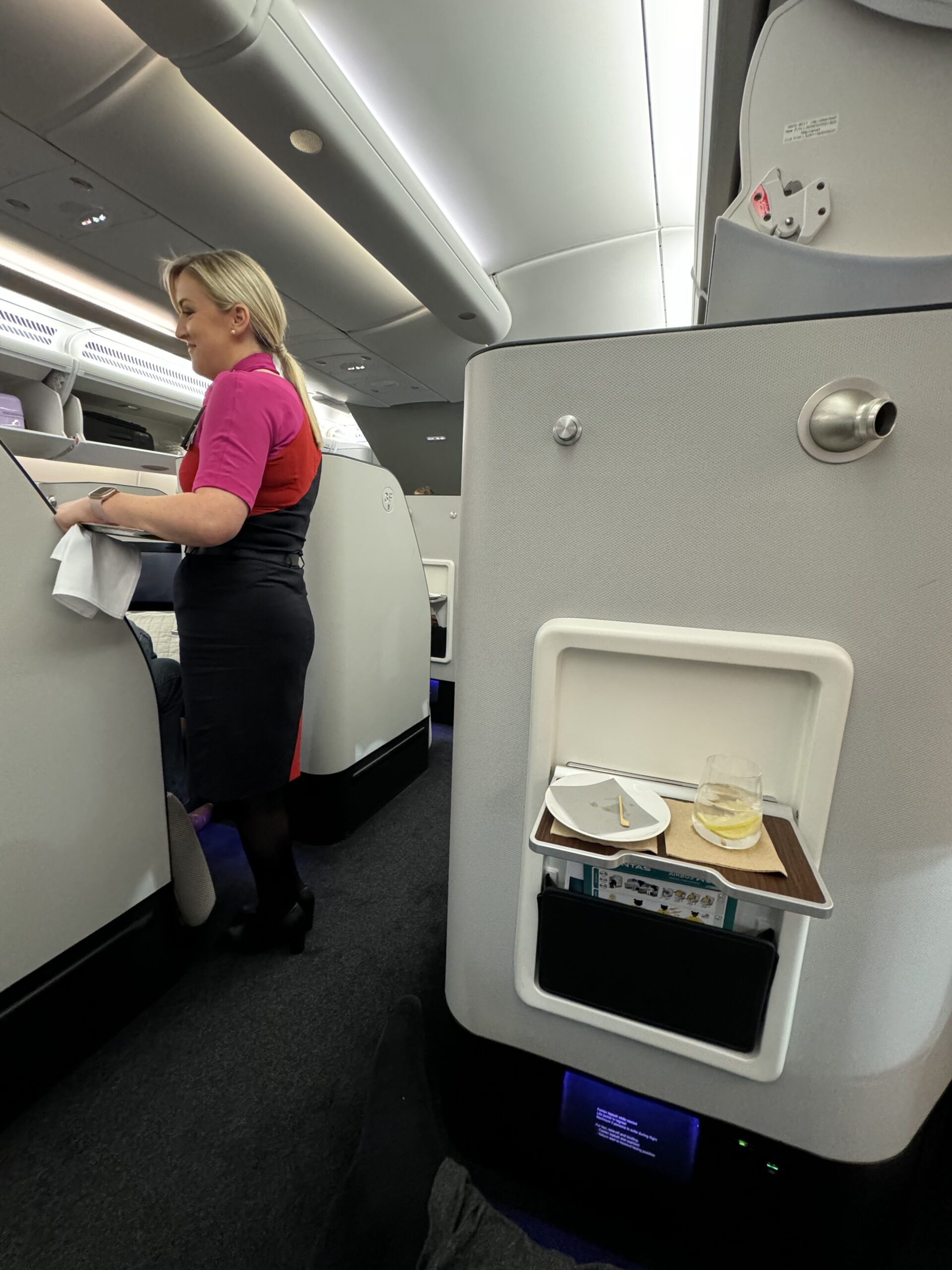 The view from First Class