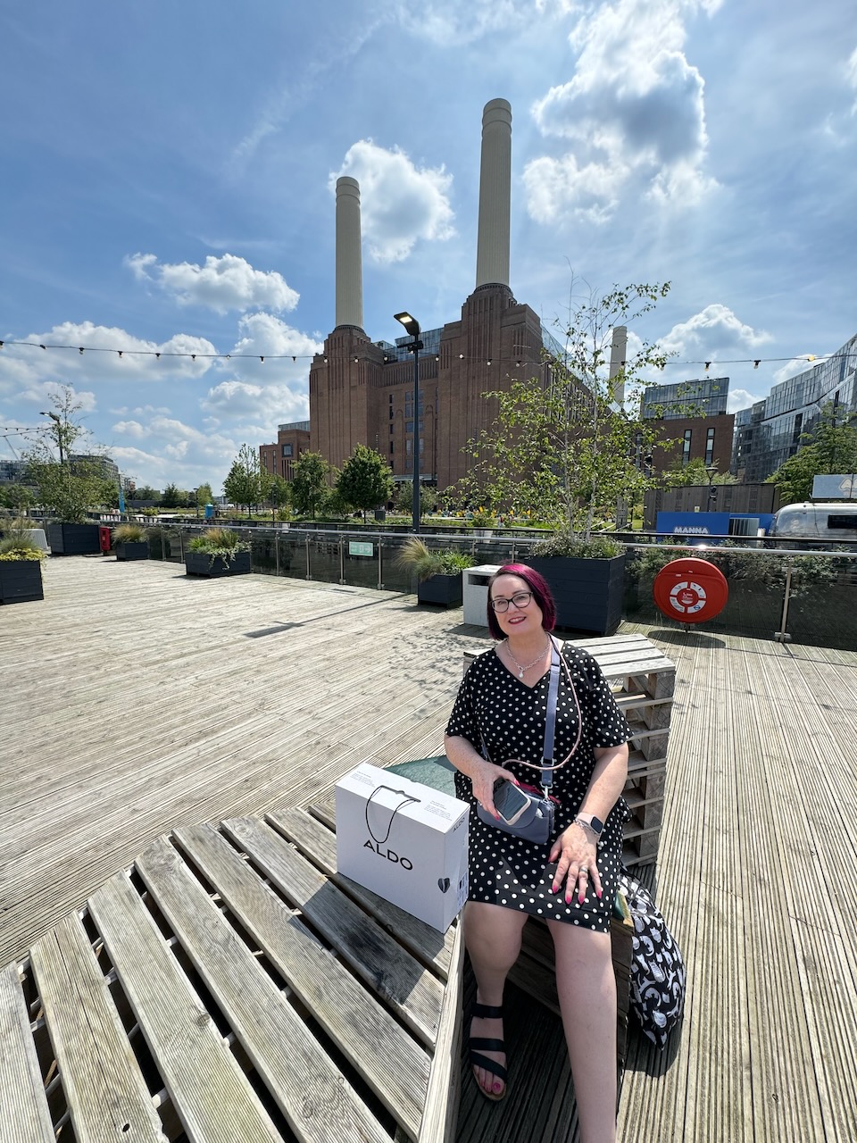 Mardi in front of Battersea