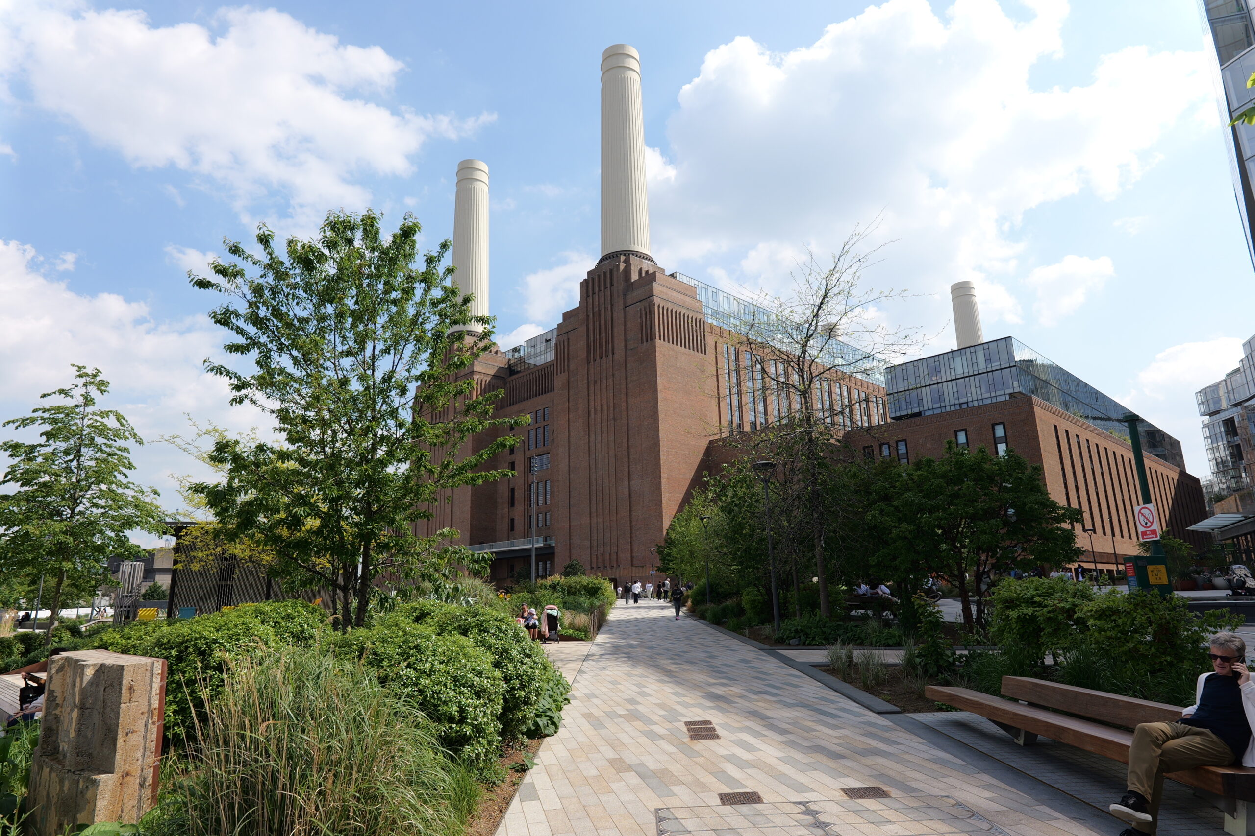 The path leading to the front door