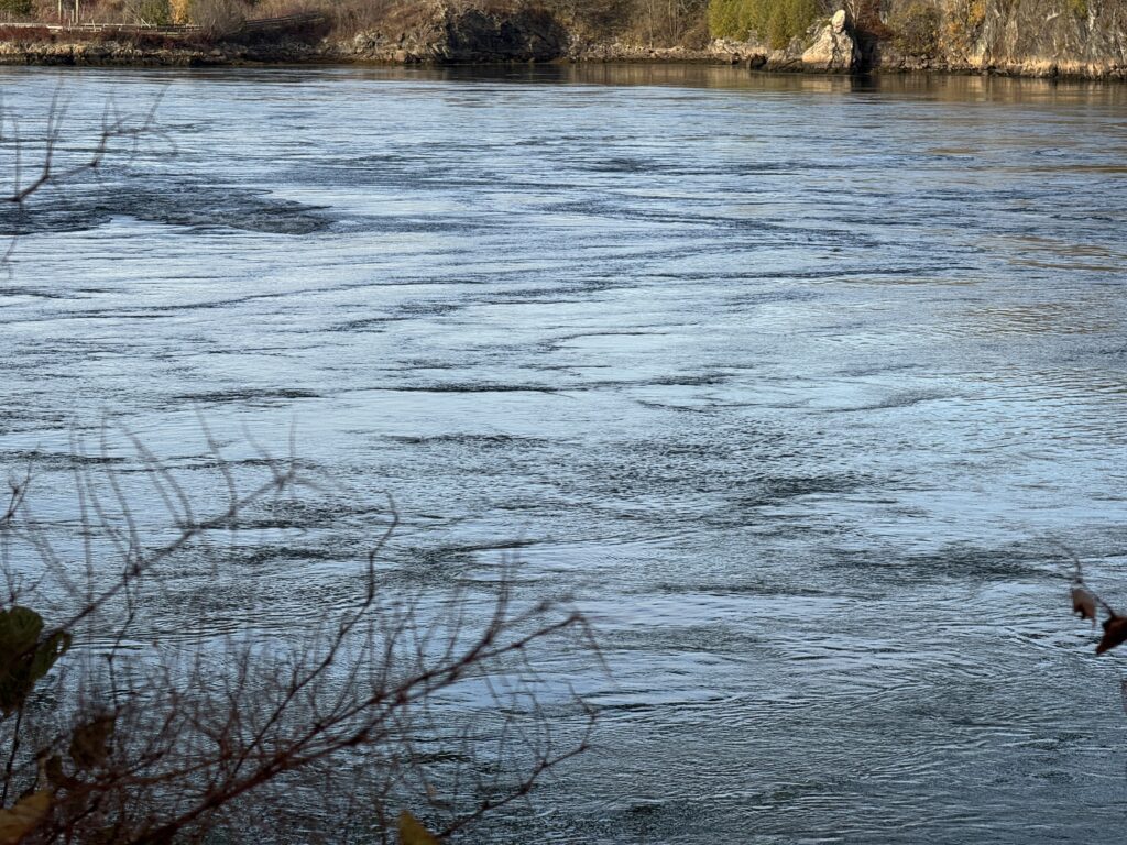 Image of the river where the rapids go in reverse at different tides sadly you can’t see much activity in this as I was there at the wrong time